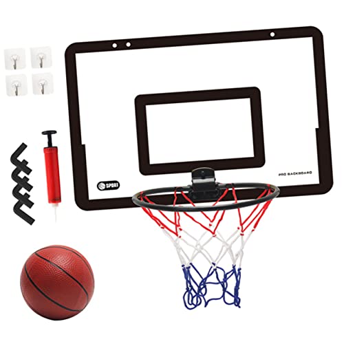 BCOATH 1 Satz Indoor-Basketballkorb Basketball Hoop Indoor Indoor-Basketballrahmen Spielzeug für Sportspiele hängender Wandbasketballrahmen Tür Basketbälle Basketballkorb drinnen PVC von BCOATH