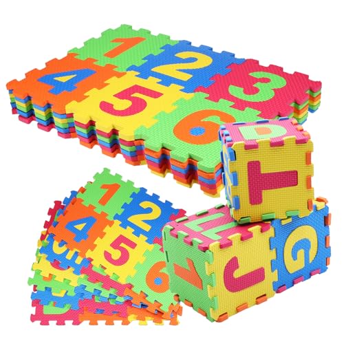 BCOATH 1 Satz Kinder-Puzzle-Alphabet Alphabet-ineinandergreifende Matte Puzzle-bodenmatte Spielmatte Mit Buchstabenfliesen Schaumstoff-puzzlematte Für Kinder Alphabetmatte Teppich Eva von BCOATH