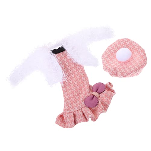 BCOATH 1 Satz Puppenkleidung Prinzessin Dekor Figurbetontes Maxikleid Puppenkleid Für Mädchen Spielzeug Mädchenspielzeug Babys Puppen Babykostüme -Outfits Für Mädchen Stoff Rosa von BCOATH