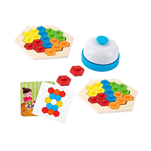 BCOATH 1 Satz Wabenpuzzle Blockspielzeug Für Kinder Interaktives Eltern Kind Spielzeug Fördert Kreativität Und Motorische Fähigkeiten Ideales Lernspielzeug Für Familienspaß von BCOATH