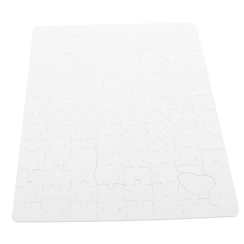 BCOATH 1 Satz Wärme Übertragungs Puzzle Rätsel Kognitives Spielzeug Leere Puzzles Für Sublimation Transferpuzzle Selber Machen Wärmepressen-Puzzle Sublimations-Puzzle-rohlinge Weiß Papier von BCOATH