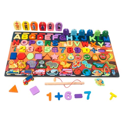 BCOATH 1 Satz kinderpuzzle Spielzeug für Kleinkinder Pädagogisches Spielzeug Bausteine ​​Puzzle Kinderspielzeug für Mädchen Kleinkind-Puzzle Kleinkindspielzeug Kinder Puzzle Holzpuzzle von BCOATH