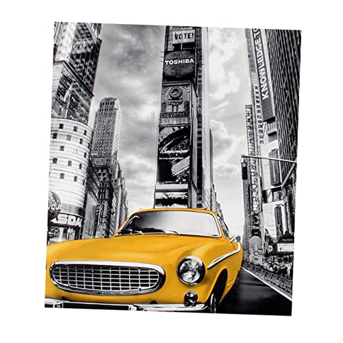 BCOATH 1 Set 1000 Teile New York Street Dickes Papierpuzzle Druckentlastung Lustiges Puzzle Puzzle Papierpuzzle Buntes Puzzle New York Street Puzzle Puzzle von BCOATH