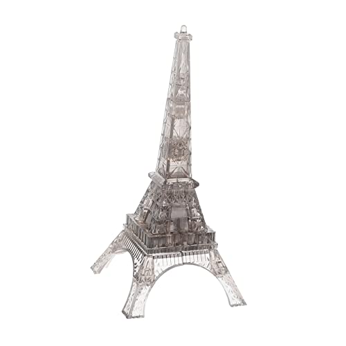 BCOATH 1 Set Eiffelturm Bausteine Transparente Blöcke Spielzeug Eiffelturm Modell 3D Puzzle Für Erwachsene 3D Kristall Puzzle Dekoratives Kristall Puzzle Kinder Kristall Puzzle von BCOATH