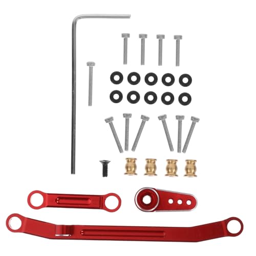 BCOATH 1 Set Fernbedienung Auto Lenksäule Präzisionslenkstange Rc Auto Lenkspurstange Rc Auto Reparatur Lenkstange Rc Auto Spielzeug Reparaturset Metall Lenkstange Rc Autoteile von BCOATH