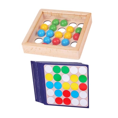 BCOATH 1 Set Finger Kreatives Holzspielzeug Mit Rollenden Bällen Für Pädagogisches Und Geschicklichkeitsspiel Für von BCOATH