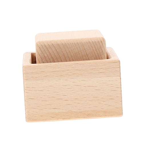 BCOATH 1 Set Form Sortierer Spielzeug Square Block Und Box Set Pädagogisches Spielzeug Holz Kind Spielzeug von BCOATH