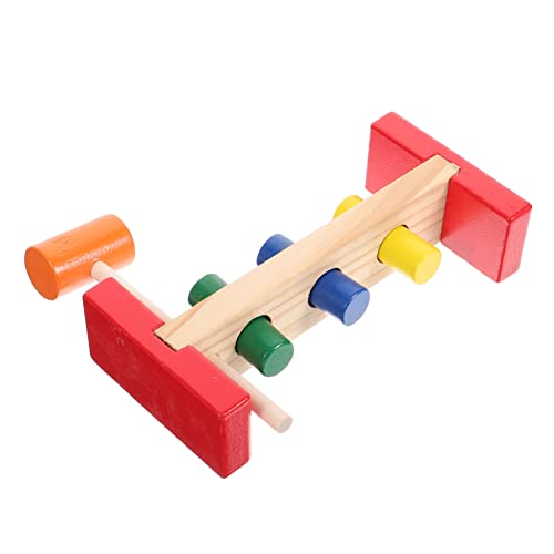 BCOATH Hammer Farbenfrohes Klopfspiel Für Kleinkinder Kognitives Lernspielzeug Für Vorschulkinder Pädagogisches Zubehör Für Spielzimmer Und Vorschule 1 Set von BCOATH