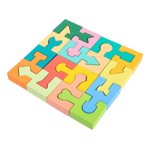 BCOATH 1 Set Kindermontague Unterrichtshilfen Frühe Bildung Spielzeug Geometrische Formen Block von BCOATH