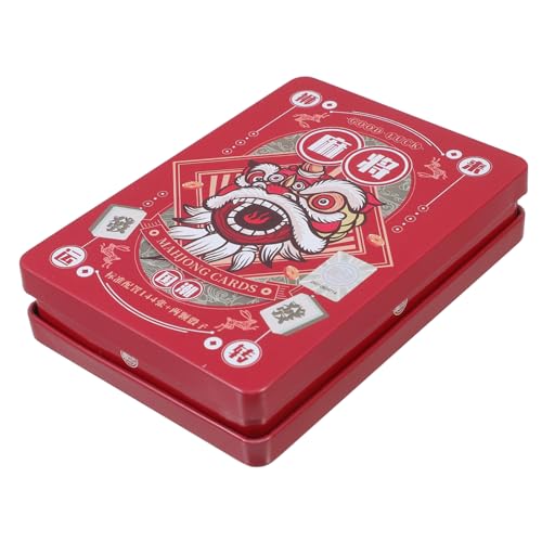 BCOATH 1 Set Mahjong Poker Lustiges Mahjong Kartenspielzeug Reise Mahjong Kartenspielzeug PVC Mahjong Kartenset Mahjong Karte Für Zuhause Reisen Tischspiel Requisiten Mahjong von BCOATH