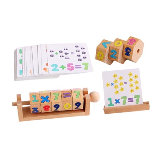 BCOATH 1 Set Niedliches Zahlen Additions Und Subtraktionsspielzeug Frühkindliches Lernspielzeug Aus Für Kleinkinder Pädagogisches Holzspielzeug Für von BCOATH