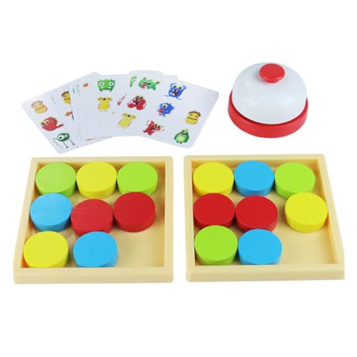 BCOATH 1 Set Pushing Table Game Toy Holzspielzeug Für Pädagogisches Zur Der Logischen Denkfähigkeiten Early Educational Toy Battle Spiel Für Spannende Duelle von BCOATH