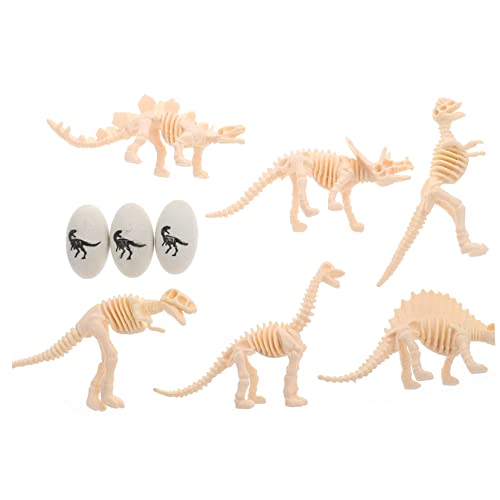 BCOATH 1 Set Realistische Dinosaurier-skelett-modelle Cupcake-topper Kuchendekorationen Für Jungen Und Mädchen Lernspielzeug von BCOATH