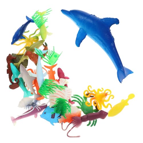 BCOATH 1 Set Vivid Marine Tiere Models Kind Kognitive Spielzeug Frühe Pädagogische Spielzeug von BCOATH