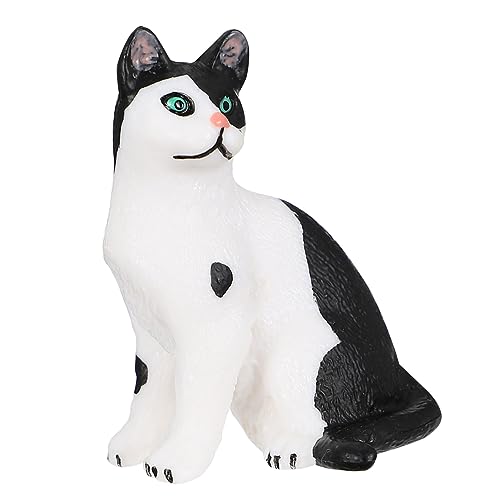 BCOATH 1 Stück Katzenmodell Katzentierfigur Realistische Katzenfigur Katzentiermodell Tierkatzenfigur Realistisches Tierspielzeug Simulation Kätzchenfigur Tierfigur Spielzeug von BCOATH