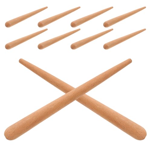 BCOATH 10 Stück Rhythmusstäbe aus Holz, musikalische Schlaginstrumente, Rhythmusstäbe aus natürlichem Hartholz für Kinder, Guiro-Werkzeuge, Musikunterricht, Familienzusammenhalt BCOATH 10 Stück Rhythmusstäbe aus Holz, musikalische Schlaginstrumente, Rhythmusstäbe aus natürlichem Hartholz für Kinder, Guiro-Werkzeuge, Musikunterricht, Familienzusammenhalt von BCOATH