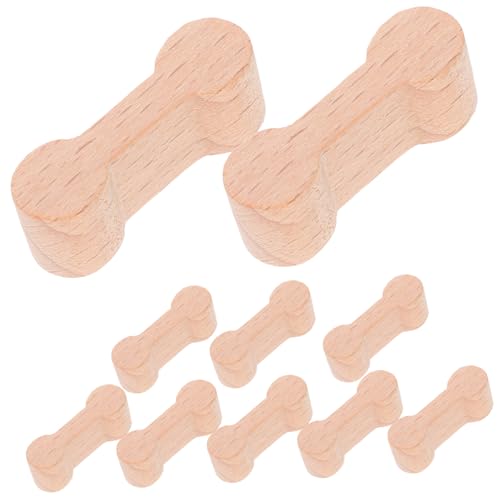 BCOATH 10 Stück Teiliges Holzeisenbahn Schienenverbinder aus Langlebigem Holz Hundeknochenförmige Modelle Sicher und Schadstofffrei für Kreativen Bahnaufbau BCOATH 10 Stück Teiliges Holzeisenbahn Schienenverbinder aus Langlebigem Holz Hundeknochenförmige Modelle Sicher und Schadstofffrei für Kreativen Bahnaufbau von BCOATH