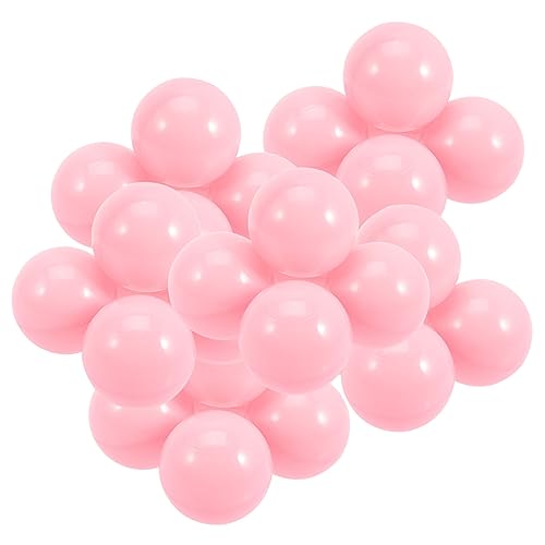 BCOATH 100st Ozeankugel Wellenkugel Billardbälle Spielen Bunte Ozeanbälle Partygeschenke Für Poolzelte Runde Grubenkugeln Kinder Gruben Bälle Dekorative Grubenbälle Babybälle Rosa Plastik von BCOATH