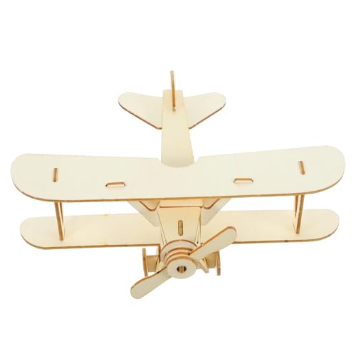 BCOATH 10St Flugzeug zusammenbauen 3D-Puzzle für Flugzeuge für Kinder Holzpuzzle Kinder bastelset Puzzlematte bastelmaterial für Kinder Flugzeugpuzzle aus Holz Flugzeugmodell aus Holz von BCOATH