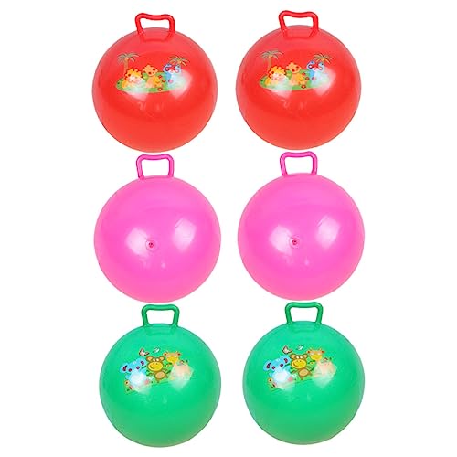 BCOATH 12 STK Den Ball Klopfen Aufblasbares Hüpftier Hüpfspielzeug Springender Hüpfender Ball Aufblasbarer Hüpfball Hüpfendes Jumper-Spielzeug Spielzeug Für Kinder Strandbälle Plastik von BCOATH