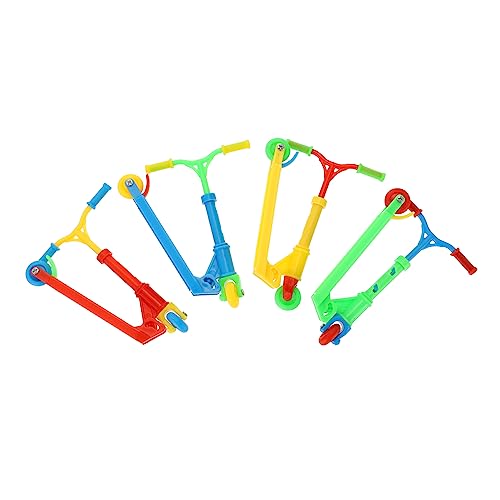 BCOATH 12 STK Finger-Skateboard Fingertrainingsspielzeug Fingerspielzeug Für Kinder Gehirnspielzeug Fingerscooter Mini-Spielzeug Fingerschlittschuhe Kleine Roller Tragbar Colorful Plastik von BCOATH