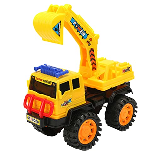 BCOATH 1Stk Engineering-LKW-Spielzeug Spielzeug für Baufahrzeuge Baggerwagen für Kinder Bagger Modell Kinderautos Spielzeug Kinderspielzeug Spielzeug für Kinder Toy car Spielzeuge Yellow von BCOATH