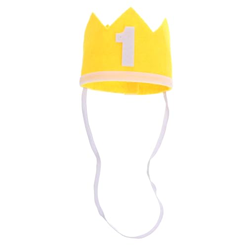 BCOATH 1Stk -Geburtstagsmütze Kopfschmuck zum Kindergeburtstag Hut zum 1. Geburtstag Partydekorationen Kleinkind Geburtstag -Geburtstags-Tiara-Hut Geburtstagsmütze für Kinder von BCOATH