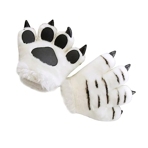 BCOATH 1Stk Kätzchen Zubehör Spielzeug Tiger Outfits Handschuhe für Kinder Plüschtiere Palmenhandschuhe kreative tierpalmenhandschuhe kleiner Hund Kleidung Fingerpuppe Krallen Damen Fuchs von BCOATH