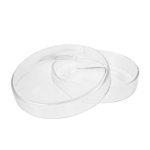 BCOATH 1Stk Petrischale Chemie experimente Petri Dish anlegewerkzeug schulmaterial schulzeug Scientific Research Dish multifunktionale Laboratory Accessories Clear Dish Glas Transparent von BCOATH