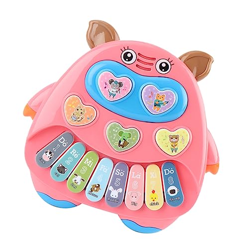 BCOATH 1Stk elektronische Orgel Musikinstrumente für Babys Instrumentenspielzeug kinderinstrumente Kinder musikinstrumente Kinderspielzeug Spielzeuge Musikspielzeug für Babys Abs Rosa von BCOATH