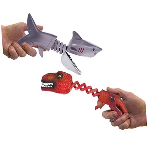 BCOATH 1stk Dinosaurier-hai-streichspielzeug Kinderspielzeug Streichspielzeug Für Kinder Haikopfpuppe Carnotaurus-Marionette Pop-Out-Spielzeug Für Kinder Dinosaurier-handpuppe Tierpuppen von BCOATH