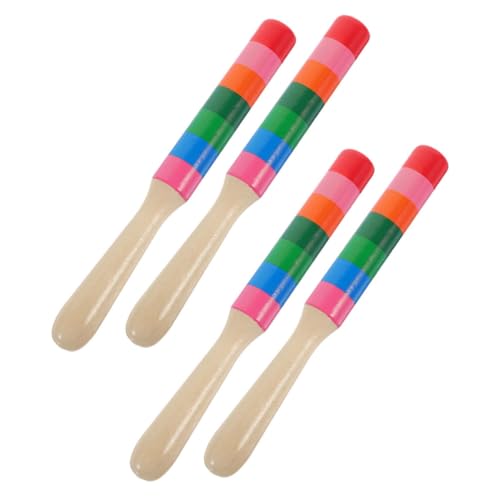 BCOATH 2 Paare Holz Rhythmus Sticks Percussion Instrument Lernsticks Musik Fördert Hand Auge koordination und Rhythmusgefühl für Musikunterricht und Rhythmische Übungen BCOATH 2 Paare Holz Rhythmus Sticks Percussion Instrument Lernsticks Musik Fördert Hand Auge koordination und Rhythmusgefühl für Musikunterricht und Rhythmische Übungen von BCOATH