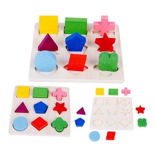 BCOATH 2 STÜCK Teiliges Holzpuzzle Geometrisches Lernspielzeug Formenerkennung Spielbrett Kreatives Kognitives für Beobachtung und Geduld BCOATH 2 STÜCK Teiliges Holzpuzzle Geometrisches Lernspielzeug Formenerkennung Spielbrett Kreatives Kognitives für Beobachtung und Geduld von BCOATH
