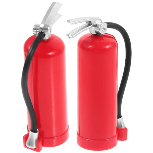 BCOATH 2 Stück Miniatur Feuerlöscher Deko Stabile Dekoration für Rc Auto und Puppenhaus Langlebig Realistisch Glatte Oberfläche Geeignet für Modellbau und Kleine Wohnaccessoires BCOATH 2 Stück Miniatur Feuerlöscher Deko Stabile Dekoration für Rc Auto und Puppenhaus Langlebig Realistisch Glatte Oberfläche Geeignet für Modellbau und Kleine Wohnaccessoires von BCOATH
