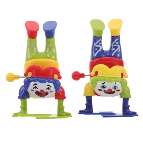 BCOATH 2 Stück Teiliges Aufziehspielzeug Clownfigur für Ab Jahren Lustiges Akrobatikspielzeug aus Widerstandsfähigem Material Handlich und Sicher Geschenk und Sammlerstück BCOATH 2 Stück Teiliges Aufziehspielzeug Clownfigur für Ab Jahren Lustiges Akrobatikspielzeug aus Widerstandsfähigem Material Handlich und Sicher Geschenk und Sammlerstück von BCOATH