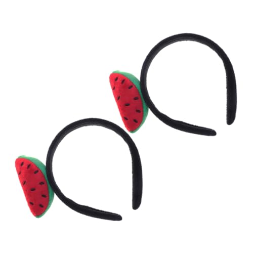 BCOATH 2 Stück Watermelon Haarband Plüsch Stirnband Lustiger Sommer Frucht Haarschmuck Weiches Kopfband Für Damen Mädchen Party Strand Karneval BCOATH 2 Stück Watermelon Haarband Plüsch Stirnband Lustiger Sommer Frucht Haarschmuck Weiches Kopfband Für Damen Mädchen Party Strand Karneval von BCOATH