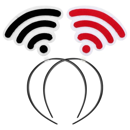 BCOATH 2 Stück Wifi Stirnbänder für Halloween Karneval Party Flexibles Leichtes Kostümzubehör für Fotos Valentinstag und Mottofeiern Auffällige Kopfbedeckung für Mädchen und Frauen BCOATH 2 Stück Wifi Stirnbänder für Halloween Karneval Party Flexibles Leichtes Kostümzubehör für Fotos Valentinstag und Mottofeiern Auffällige Kopfbedeckung für Mädchen und Frauen von BCOATH