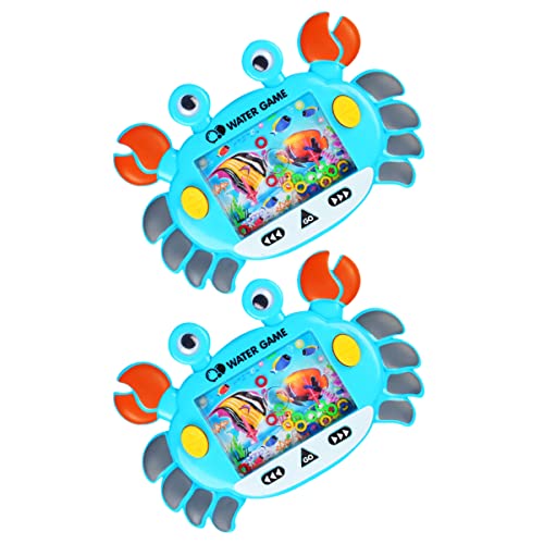 BCOATH 2 Stücke Handheld Kinder Wasser Ring Spielzeug Krabben Geformte Wasser Ring Spielzeug Wasser Ring Spielzeug von BCOATH