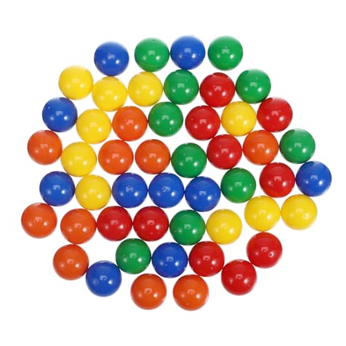 BCOATH 200 STK Lotteriekugel Mini-Käsebällchen Tally-Bälle Pongbälle farbige Kugeln Nummerierte Pong-Bälle tischtennisball tischfussball glücksspiel Partyspielbälle Nahtlose Plastikbälle von BCOATH