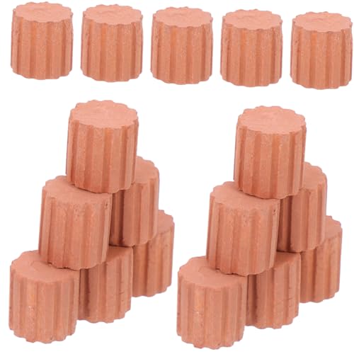 BCOATH 20pcs Miniaturziegel DIY Bausteine Ton Kleine Ziegel Sand Tisch Ziegel Mikrolandschaft Ziegelstein von BCOATH