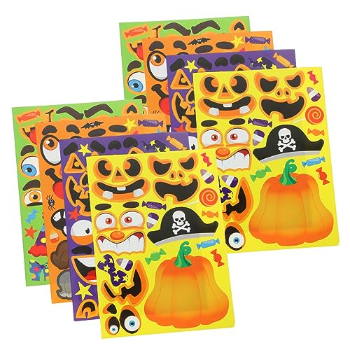 BCOATH 24 Blatt Schöne DIY Halloween Aufkleber Basteln Scrapbooking Aufkleber Cartoon Aufkleber von BCOATH