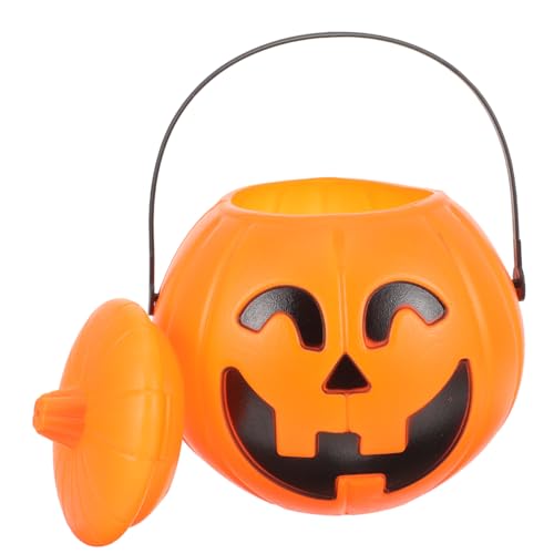 BCOATH 2St tragbarer Kürbiseimer Neuheit Schüssel Halloween-Wandbehang Bonbonhalter Topf halloween süßigkeiten eimer halloween eimer für süßigkeiten Halloween-Eimer Bonbongläser pp Orange von BCOATH