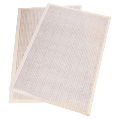 BCOATH 2pcs Mini House Flooring -Aufkleber Kleber Mini Hausbodenpapierblatt von BCOATH