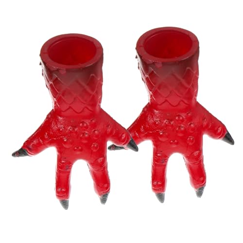 BCOATH 2st Fingerspielzeug Streichwerkzeuge Fingernägel Für Cosplay Rollenspiel Falsche Nägel Fingernägel Für Halloween Gefälschte Finger Simulation Maskerade Requisiten Plastik von BCOATH