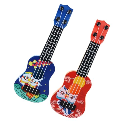 BCOATH 2st Mini-Gitarre Kindergitarren Für Jungen Kinderspielzeuggitarre Gitarrenkinder Gitarre Für Kleinkinder 1-3 Kleinkindgitarre Für 3 Jährige Kleinkindgitarre Aus Kunststoff Abs von BCOATH