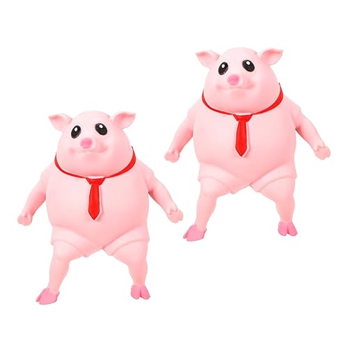 BCOATH 2st Squeeze- -Spielzeug Sensorisches Schweinespielzeug Spielzeug Zum Quetschen Von Schweinen Duschspielzeug Süße Schweinefigur Kleines Spielzeug Weltraumsand von BCOATH