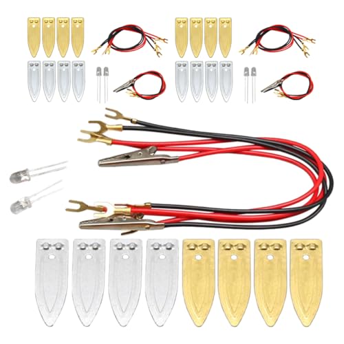 BCOATH 3 Sets Fruchtbatterie-wissenschaftsexperimentset, Kartoffel-Zitronen-Batterie, Physik-lehrexperiment, Elektronische Uhr, Lernspielzeug Für Studenten, Kinder, von BCOATH