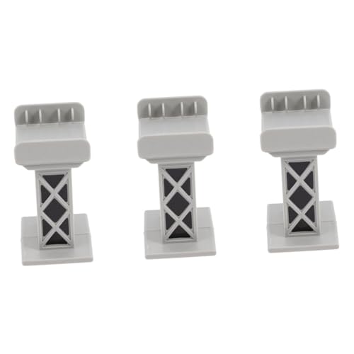 BCOATH 3 Stück Teiliges DIY Zug Brückenpfeiler aus Robustem Kunststoff Graue Dekorative Brückenstützen für Holzeisenbahn Zubehör Fördert Kreativität und Handwerkliche Fähigkeiten Beim BCOATH 3 Stück Teiliges DIY Zug Brückenpfeiler aus Robustem Kunststoff Graue Dekorative Brückenstützen für Holzeisenbahn Zubehör Fördert Kreativität und Handwerkliche Fähigkeiten Beim von BCOATH