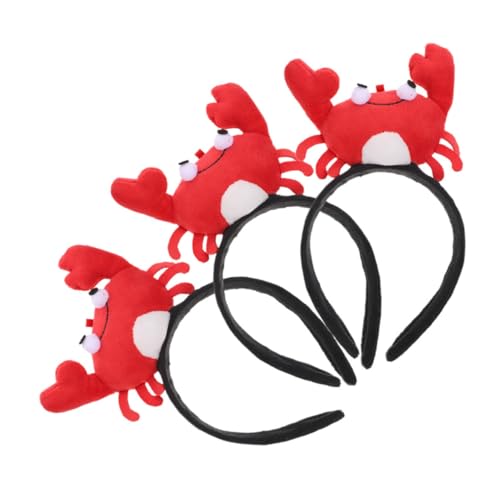 BCOATH 3 Stück Teiliges Krebs Stirnband aus Rotem Plüsch Realistisches Tierkostüm Haarreif für Erwachsene Leichtes Bequemes Accessoire für Karneval Halloween und Partyspaß BCOATH 3 Stück Teiliges Krebs Stirnband aus Rotem Plüsch Realistisches Tierkostüm Haarreif für Erwachsene Leichtes Bequemes Accessoire für Karneval Halloween und Partyspaß von BCOATH