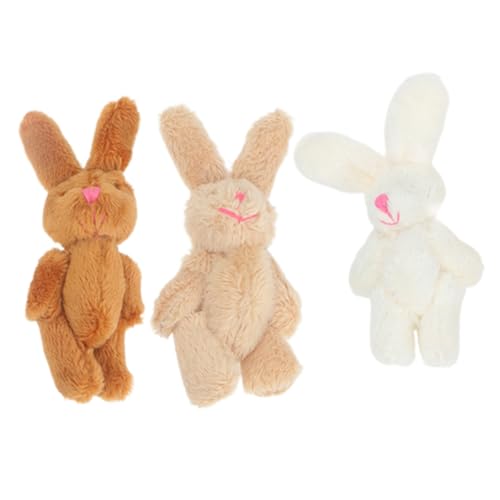 BCOATH 3 Stück Teiliges Plüschhase Langhaarige Hasenpuppe in Braun Hellbraun Weiß Weiches Kuscheltier DIY Anhänger für Kinderzimmer Dekoration BCOATH 3 Stück Teiliges Plüschhase Langhaarige Hasenpuppe in Braun Hellbraun Weiß Weiches Kuscheltier DIY Anhänger für Kinderzimmer Dekoration von BCOATH